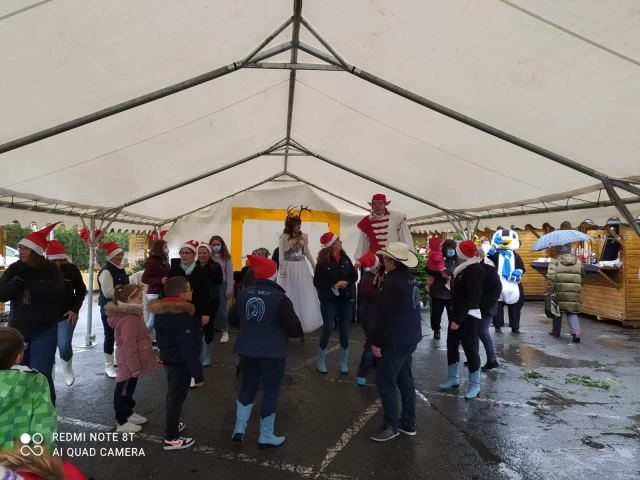 Démonstration au Marché de Noël de Faremoutiers déc 2021, photo 2
