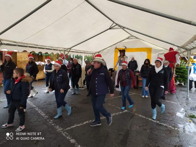Démonstration au Marché de Noël de Faremoutiers déc 2021, photo 4