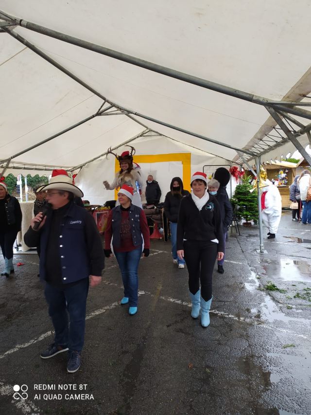 Démonstration au Marché de Noël de Faremoutiers déc 2021, photo 5