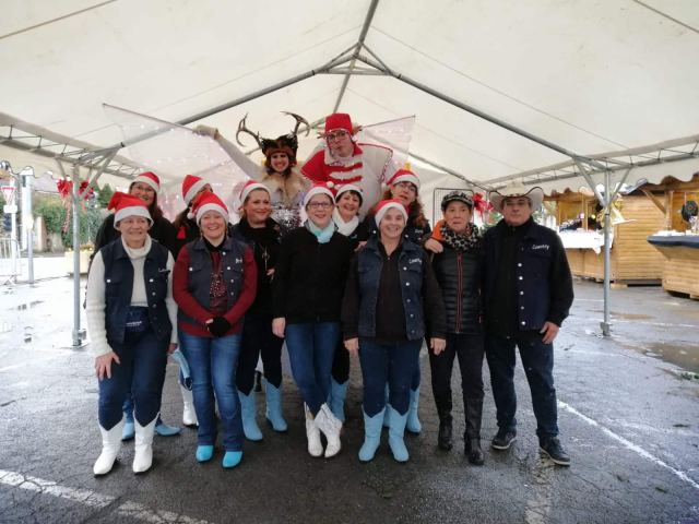 Démonstration au Marché de Noël de Faremoutiers déc 2021, photo 6