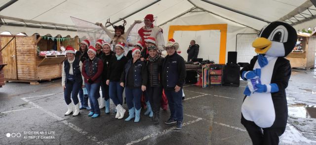 Démonstration au Marché de Noël de Faremoutiers déc 2021, photo 7