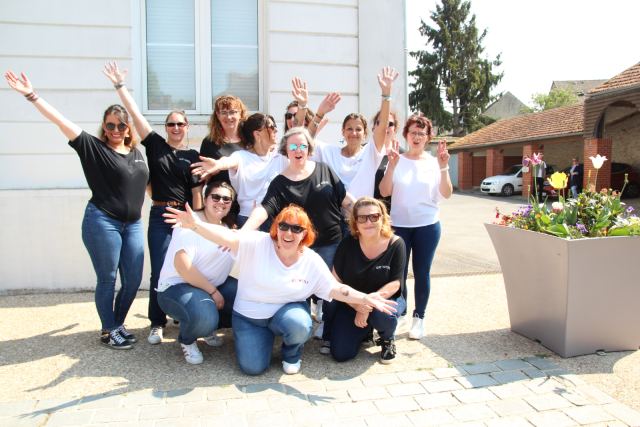 Prestation à la fête de La Rosière à Faremoutiers le 08 mai 2022, photo 14
