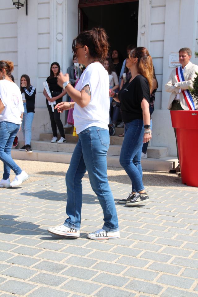 Prestation à la fête de La Rosière à Faremoutiers le 08 mai 2022, photo 23