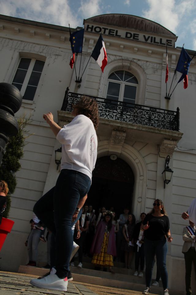 Prestation à la fête de La Rosière à Faremoutiers le 08 mai 2022, photo 34