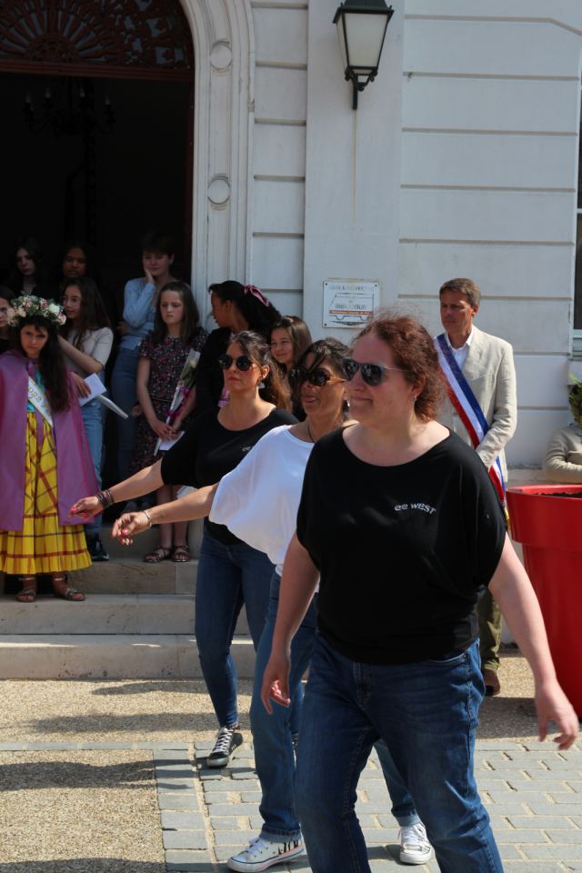 Prestation à la fête de La Rosière à Faremoutiers le 08 mai 2022, photo 42