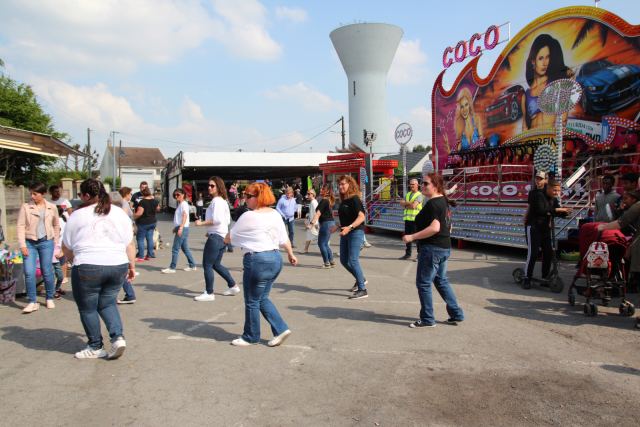 Prestation à la fête de La Rosière à Faremoutiers le 08 mai 2022, photo 102