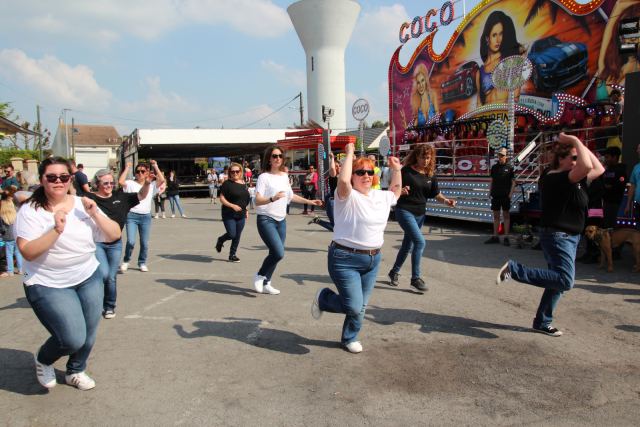 Prestation à la fête de La Rosière à Faremoutiers le 08 mai 2022, photo 110