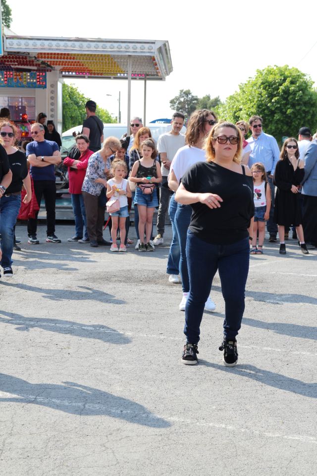 Prestation à la fête de La Rosière à Faremoutiers le 08 mai 2022, photo 118