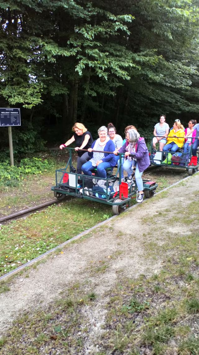 Après Midi fin d'année au Vélo Rail à La Ferté-Gaucher le 25 juin 2022, photo 1