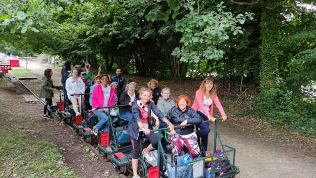 Après Midi fin d'année au Vélo Rail à La Ferté-Gaucher le 25 juin 2022, photo 34