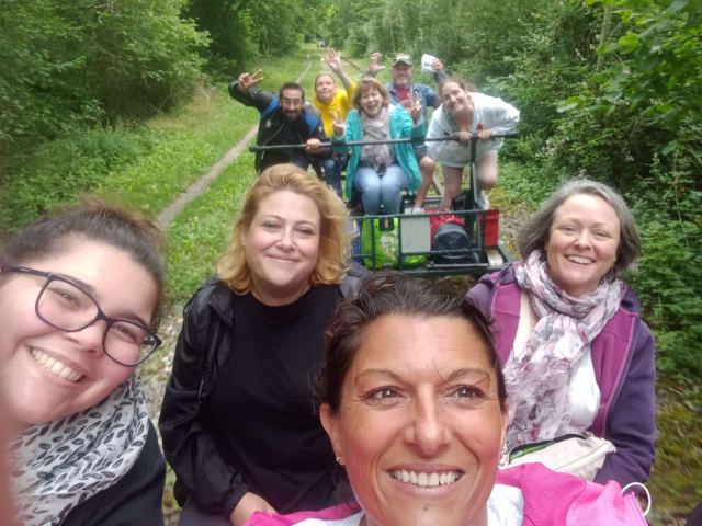 Après Midi fin d'année au Vélo Rail à La Ferté-Gaucher le 25 juin 2022, photo 43