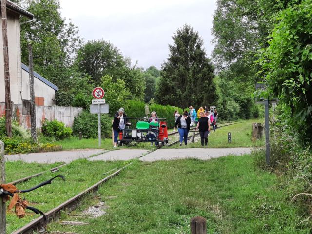 Après Midi fin d'année au Vélo Rail à La Ferté-Gaucher le 25 juin 2022, photo 49