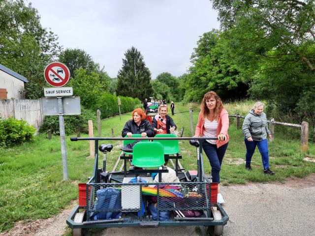 Après Midi fin d'année au Vélo Rail à La Ferté-Gaucher le 25 juin 2022, photo 52