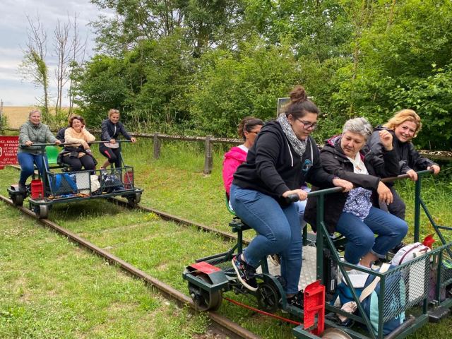 Après Midi fin d'année au Vélo Rail à La Ferté-Gaucher le 25 juin 2022, photo 54