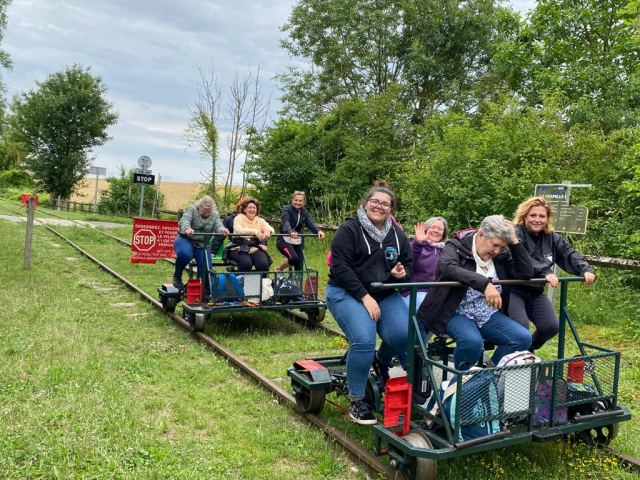 Après Midi fin d'année au Vélo Rail à La Ferté-Gaucher le 25 juin 2022, photo 55