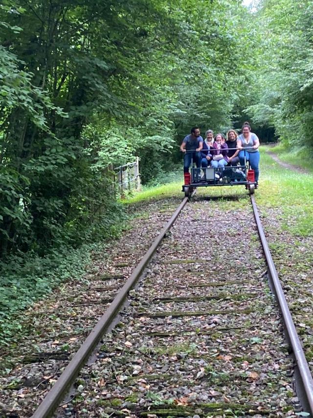 Après Midi fin d'année au Vélo Rail à La Ferté-Gaucher le 25 juin 2022, photo 59