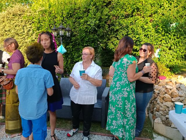 Soirée de fin d'année dans le jardin de Cécilia le 24 juin 2023, photo 29