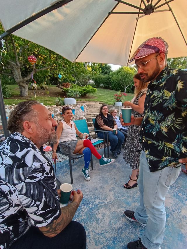 Soirée de fin d'année dans le jardin de Cécilia le 24 juin 2023, photo 36
