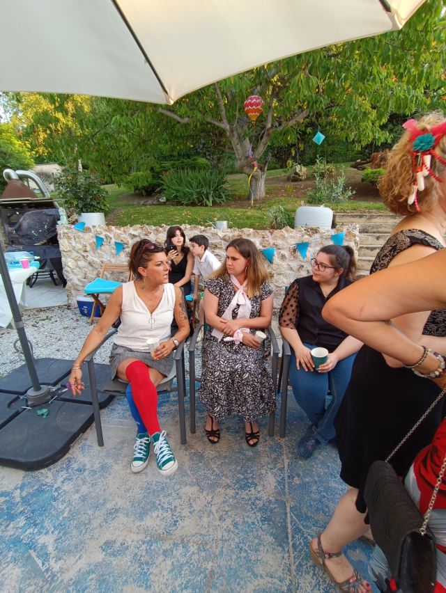 Soirée de fin d'année dans le jardin de Cécilia le 24 juin 2023, photo 40