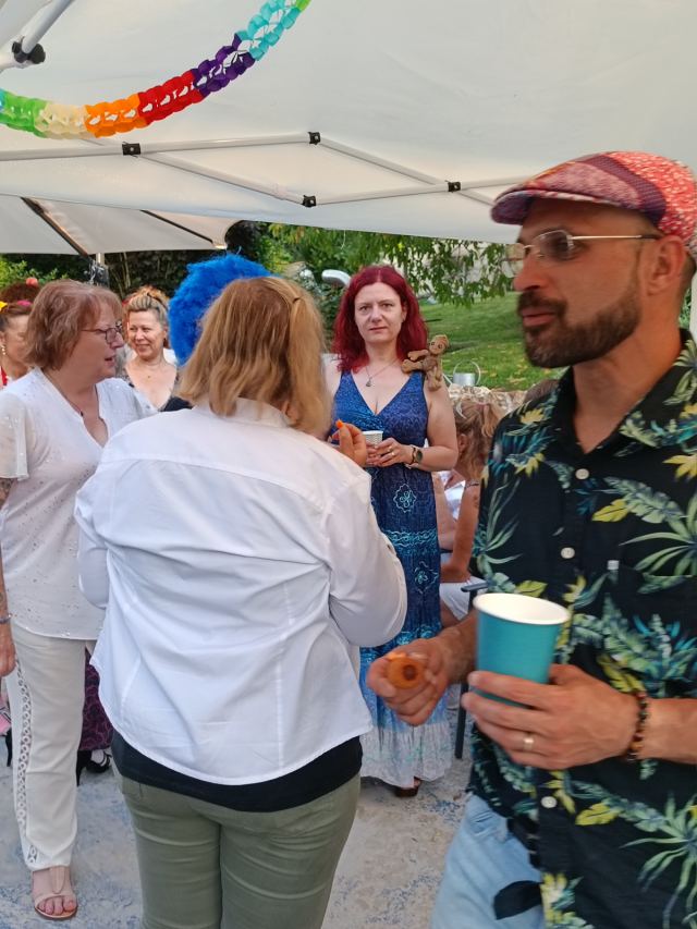 Soirée de fin d'année dans le jardin de Cécilia le 24 juin 2023, photo 43