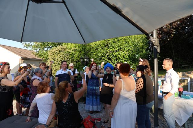 Soirée de fin d'année dans le jardin de Cécilia le 24 juin 2023, photo 100