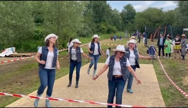 Démonstration à L'Indépendance Day à Pommeuse le 30 juin 2024, photo 1