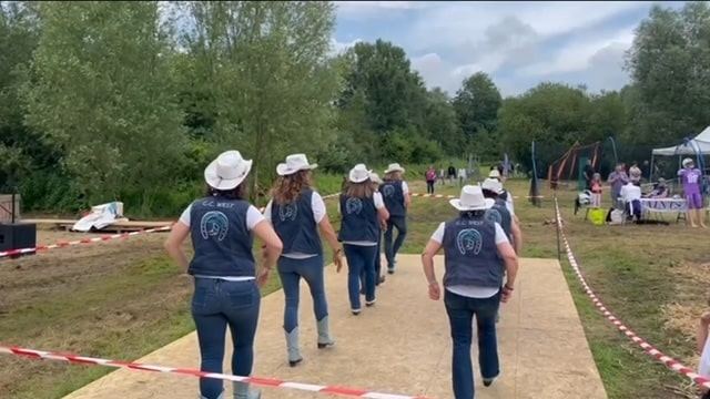 Démonstration à L'Indépendance Day à Pommeuse le 30 juin 2024, photo 3
