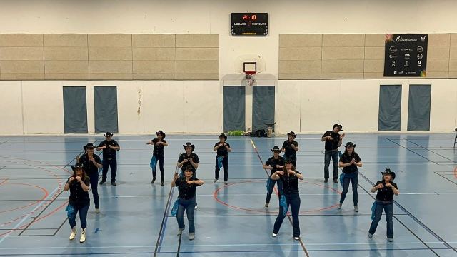 Démonstration à la soirée du SUPERBOWL à Magny le Hongre le 09 février, photo 2